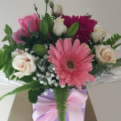 Thinking of You - Perfect gift for either  Hospital, Birthdays, Sympathy or Get Well Soon flowers.  Delivery of this gift through out Queensland and Australia available through Black Cat florist.
