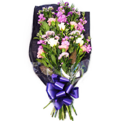 With Love - Flowers tastefully selected to suit the occasion and beautifully wrapped with an appropriate card message.