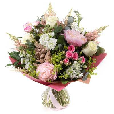 Clouds Above - This exquisite collection of high quality soft shaded blooms make the perfect gift for any occasion. (please note Peonies only included when in season) 