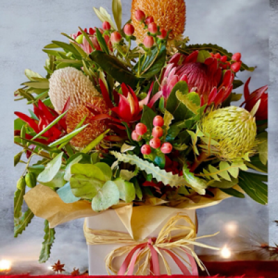 Noble - Beautiful long lasting native flowers arranged in a container so your gift arrives perfectly!