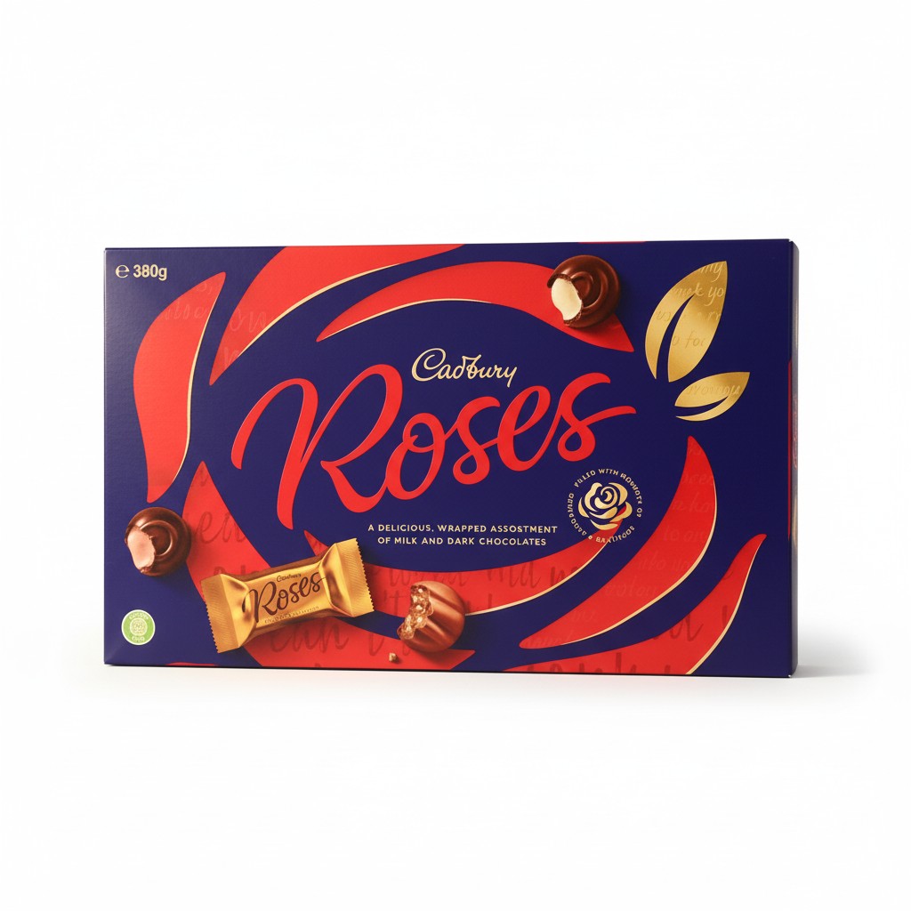 Cadbury Roses chocolate gift box 380g Gold Coast — Julie's Florist Burleigh Waters