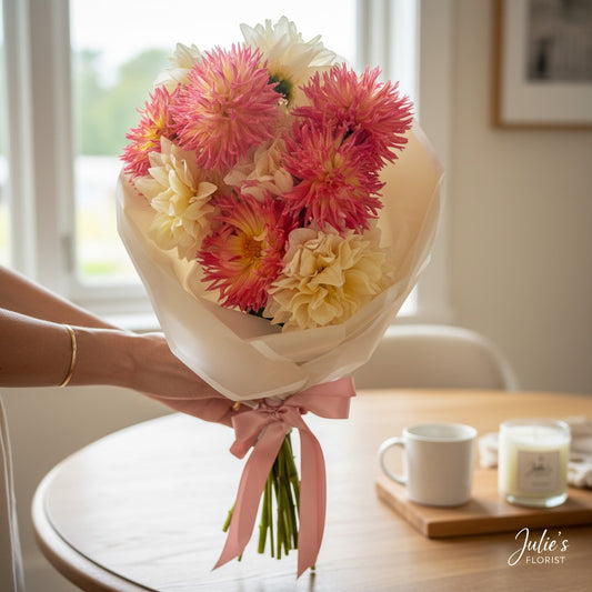 Vibrant Dahlias in Season