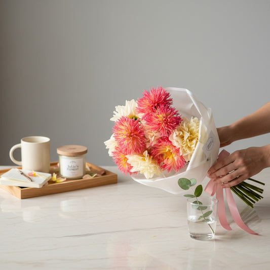 Vibrant Dahlias in Season