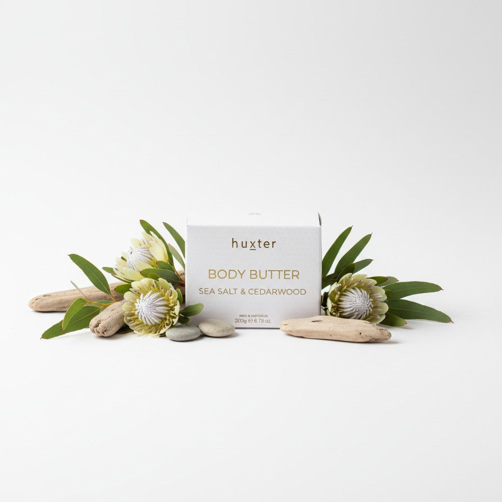 Huxter Body Butter Sea Salt & Cedarwood gift Burleigh Waters — Julie's Florist